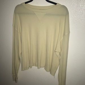 Brandy Melville yellow long sleeve